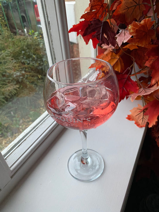 Pink Gin Glass Scented Candle