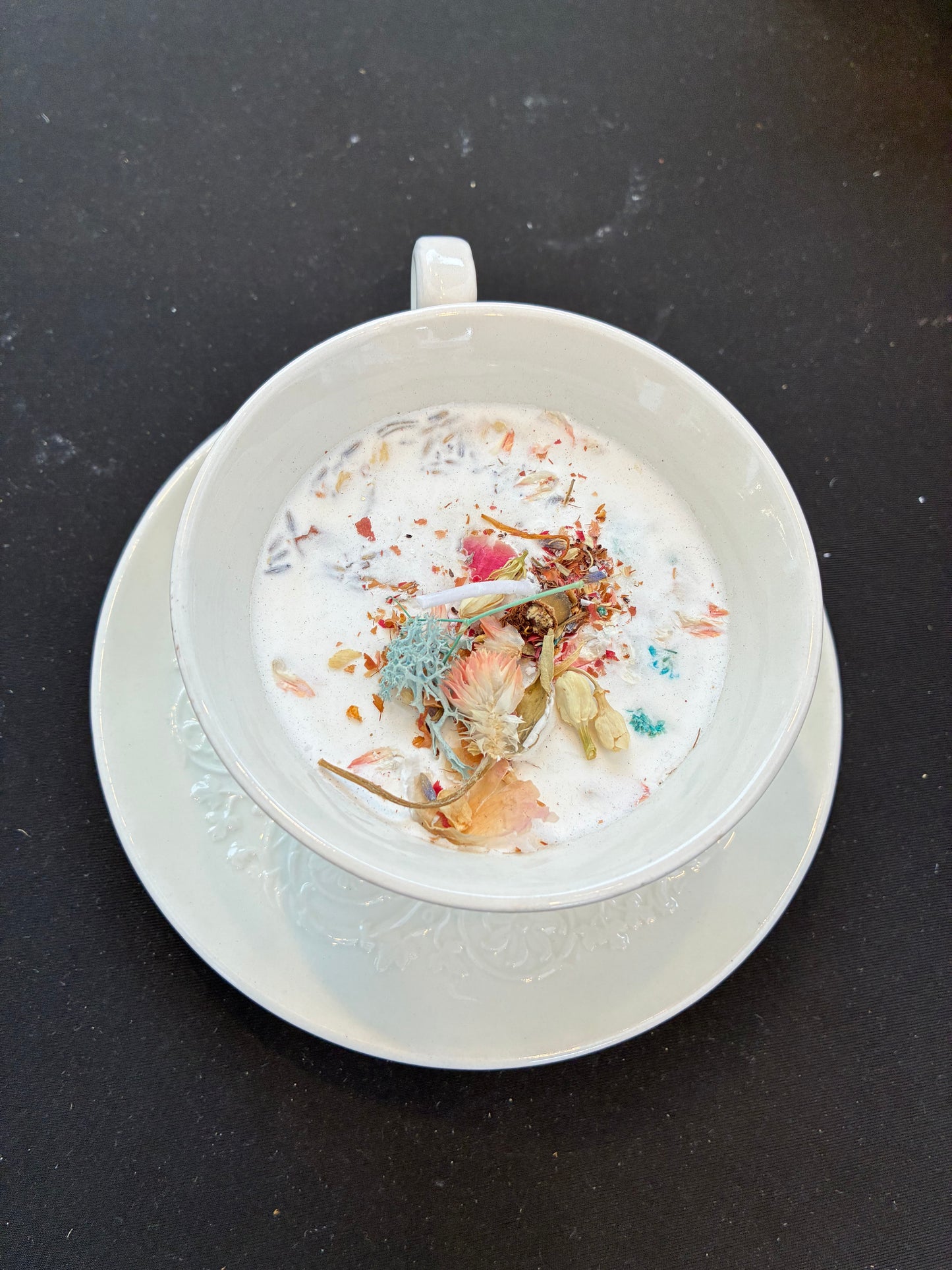 Vintage Teacup Jasmine Scented Candle