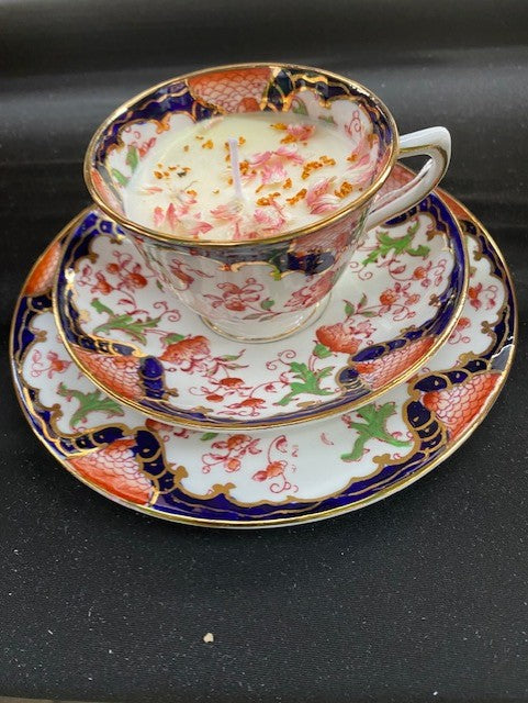 Jasmine Scented Trio Teacup Set Candle, tailored to The Timeless Glow tone