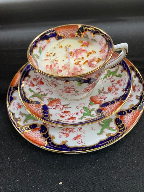 Jasmine Scented Trio Teacup Set Candle, tailored to The Timeless Glow tone